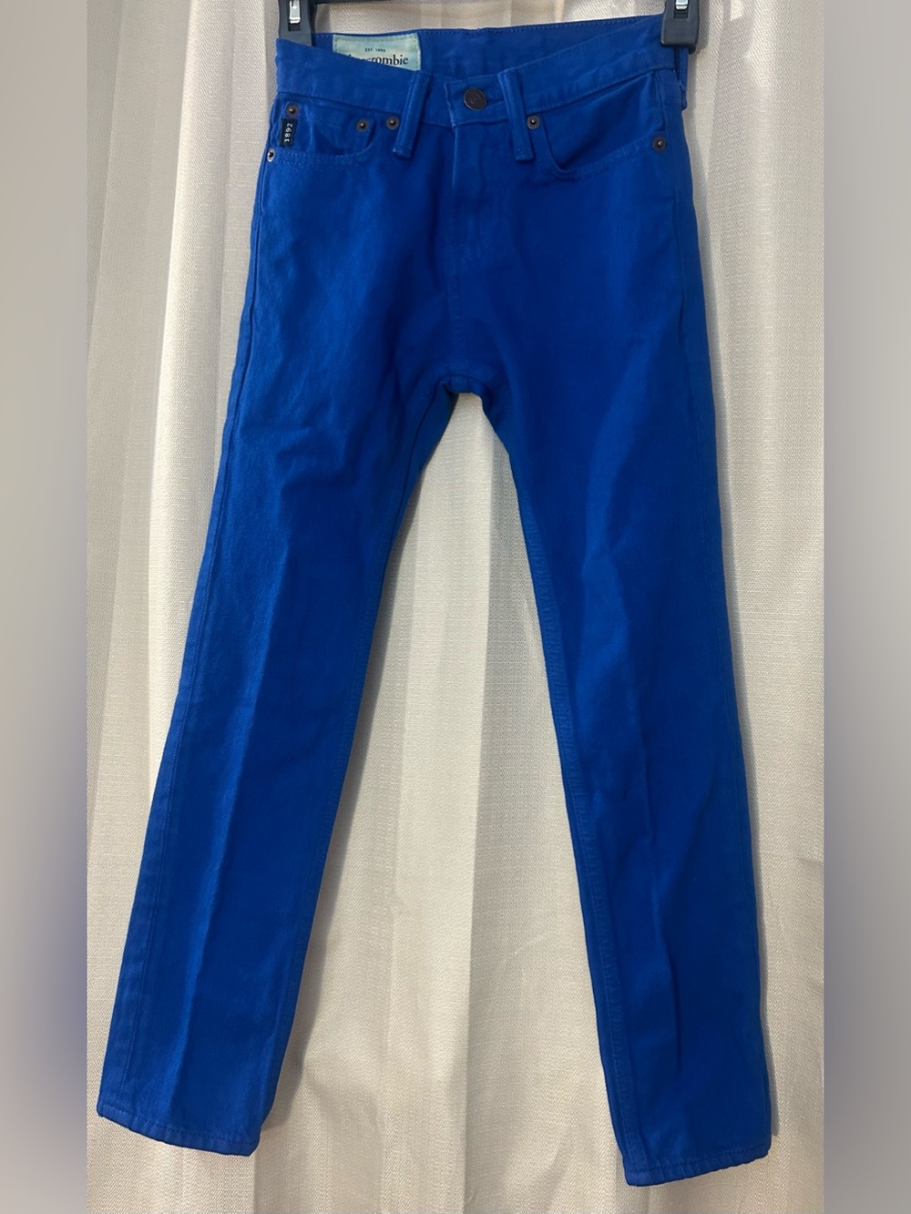 Abercrombie Kids Abercrombie Kids Skinny Jeans Cobalt Blue size 8 unisex